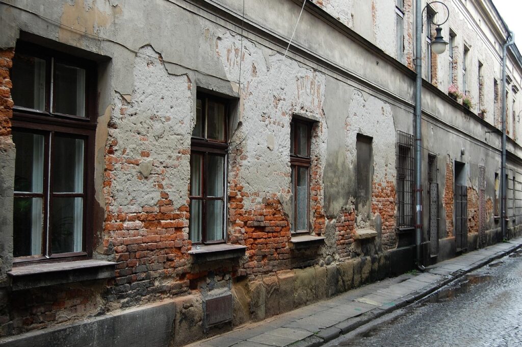 tenement, new drain, poland, lesser poland, street, old tenement house, tenement, tenement, tenement, tenement, tenement, old tenement house